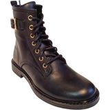 Giga - G4352 - Enkellaarzen - Zwart - Leer