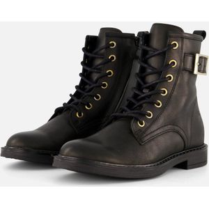 Giga - G4352 - Enkellaarzen - Zwart - Leer