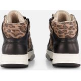 Giga - Leopard Sneakers - Zwart - Leer