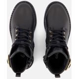 Giga - Veterboots - Zwart - Leer