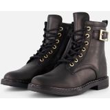 Giga - Veterboots - Zwart - Leer