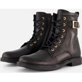 Giga - Veterboots - Zwart - Leer