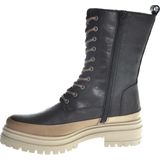 Aqa - A8212 - Enkellaarsjes - Zwart - Suède