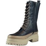 Aqa - A8212 - Enkellaarsjes - Zwart - Suède