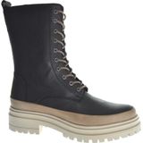 Aqa - A8212 - Enkellaarsjes - Zwart - Suède