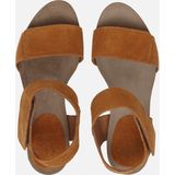 Aqa Sandalen met hak cognac Suede - Dames