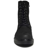 AQA Shoes A8441 - Volwassenen VeterlaarzenHoge sneakersDames sneakersDames veterschoenenHalf-hoge schoenen - Kleur: Zwart - Maat: 38