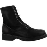 AQA Shoes A8441 - Volwassenen VeterlaarzenHoge sneakersDames sneakersDames veterschoenenHalf-hoge schoenen - Kleur: Zwart - Maat: 39