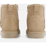 Aqa Enkellaarsjes taupe Nubuck