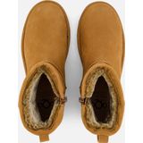 Aqa Gevoerde boots cognac Nubuck - Dames
