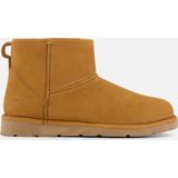Aqa Gevoerde boots cognac Nubuck - Dames
