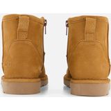 Aqa Enkellaarsjes cognac Nubuck - Dames - Maat 42