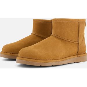 Aqa Gevoerde boots cognac Nubuck - Dames