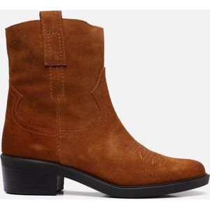 Aqa Cowboylaarzen cognac Suede