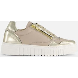 Aqa Sneakers taupe Leer