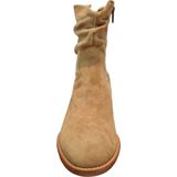 AQA - A8550-A53 Enkellaarsje - Sughero - Suede Leer - Blokhak 4cm