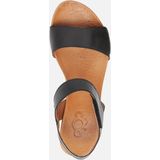 AQA Shoes A8570 - Platte sandalenDames Sandalen - Kleur: Zwart - Maat: 38