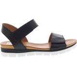 AQA Shoes A8570 - Platte sandalenDames Sandalen - Kleur: Zwart - Maat: 38