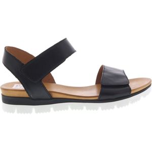 AQA Shoes A8570 - Platte sandalenDames Sandalen - Kleur: Zwart - Maat: 39
