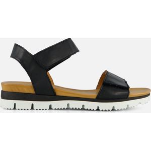 AQA Shoes A8570 - Platte sandalenDames Sandalen - Kleur: Zwart - Maat: 42