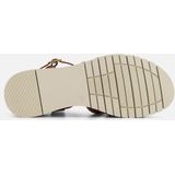 AQA Shoes A8585 - Sandalen met hak - Kleur: Cognac - Maat: 38