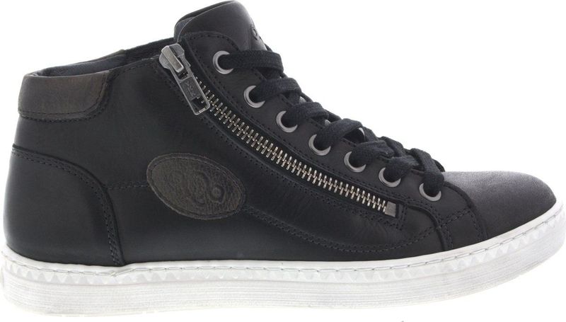 Dames Veterschoenen Aqa A8595 Tramonto Black Zwart