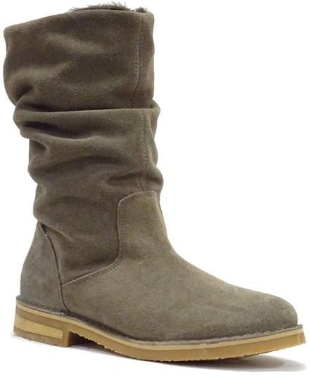 Aqa - A8656 - Laarzen - Grijs - Leer