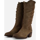 Aqa - A8661 - Laarzen - Cognac - Leer