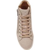 Aqa - Sneakers - Grijs - Leer - Uitneembaar Voetbed - Rits- en Vetersluiting