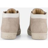 Aqa - Sneakers - Grijs - Leer - Uitneembaar Voetbed - Rits- en Vetersluiting