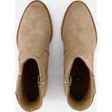 Aqa Enkellaarsjes beige Suede - Dames