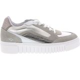 AQA - A8695 Sneakers - Wit comb - Textiel