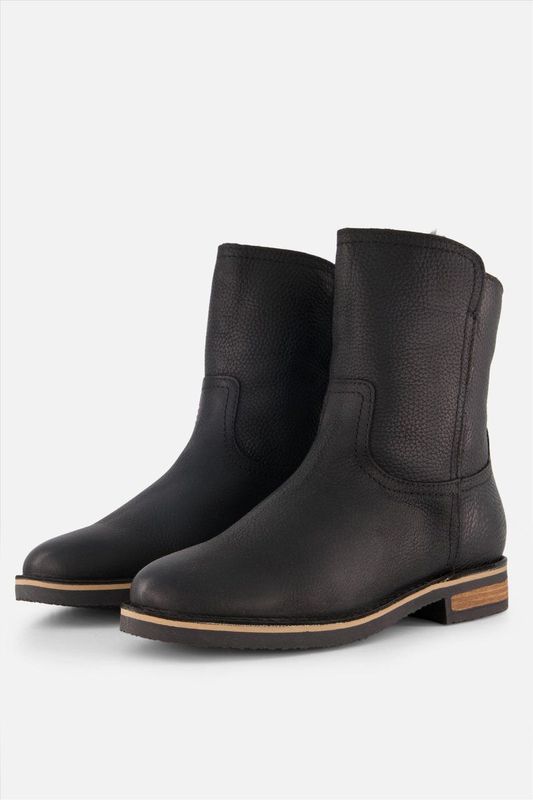 Aqa - Enkellaarsjes - Taupe - Nubuck