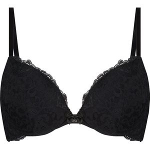 Hunkemöller Marine - Voorgevormde Dames Bh - Zwart - Kant