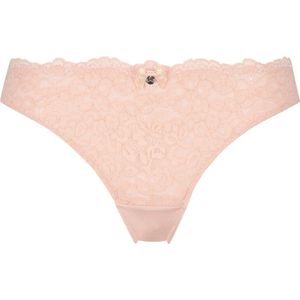 Hunkemöller Dames Lingerie String Marine - Roze - maat S