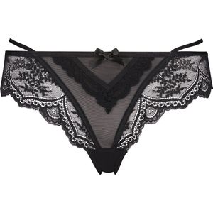 Hunkemöller Dames Lingerie Brazilian Anna - Zwart - maat 2XS