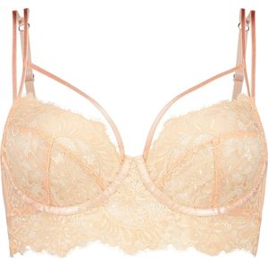 Hunkemöller Dames Lingerie Niet-voorgevormde longline beugel bh Isabella - Oranje - maat C75