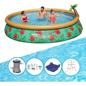 Bestway - Zwembad Fast Set - 457x84 cm - Met accessoires