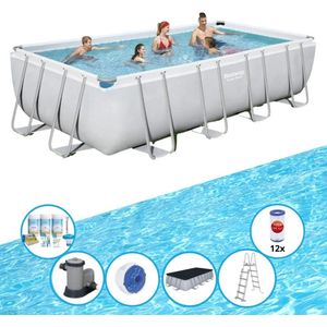Bestway - Zwembad - Power Steel - Zwembad - Bundel - 549x274x122 cm