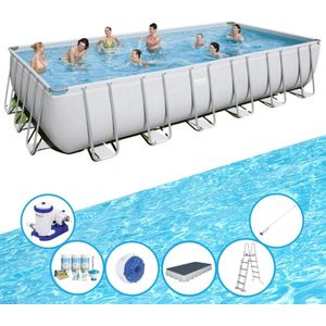 Bestway - Zwembad Power Steel - Zwembadset - 732x366x132 cm