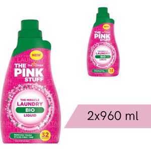 The Pink Stuff - Biologische Wasgel - 2 x 960 ml - Voordeelverpakking