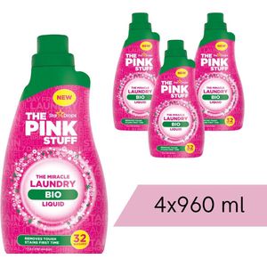 The Pink Stuff - Biologische Wasgel - 4 x 960 ml - Voordeelverpakking