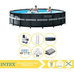 Intex Ultra XTR Frame Zwembad - Opzetzwembad - 549x132 cm - Inclusief Onderhoudspakket en Filterbollen