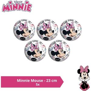 Bal - Voordeelverpakking - Minnie Mouse - 23 cm - 5 stuks