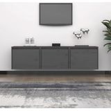The Living Store TV-meubel Wandkast - 45 x 30 x 35 cm - massief grenenhout