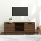The Living Store TV-meubel TV-kast - 102 x 35 x 36.5 cm - Bruineiken