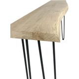 Sidetable Linz 80 x 40 x 75 cm massief eiken