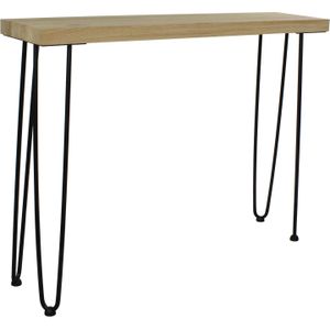 Sidetable Lund 100 x 25 x 75 cm massief eiken