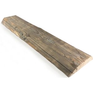 Halfronde Barnwood balk 250 x 24 cm - Boomstam plank - Houten plank - Plank muur