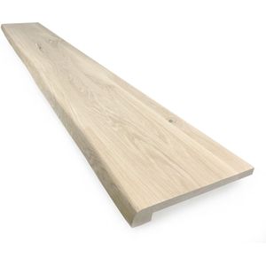 Overzet vensterbank eiken boomkant 100 x 29 cm - Vensterbank hout - Vensterbank binnen - Vensterbank - Overzetvensterbank - Overzet vensterbankenplank